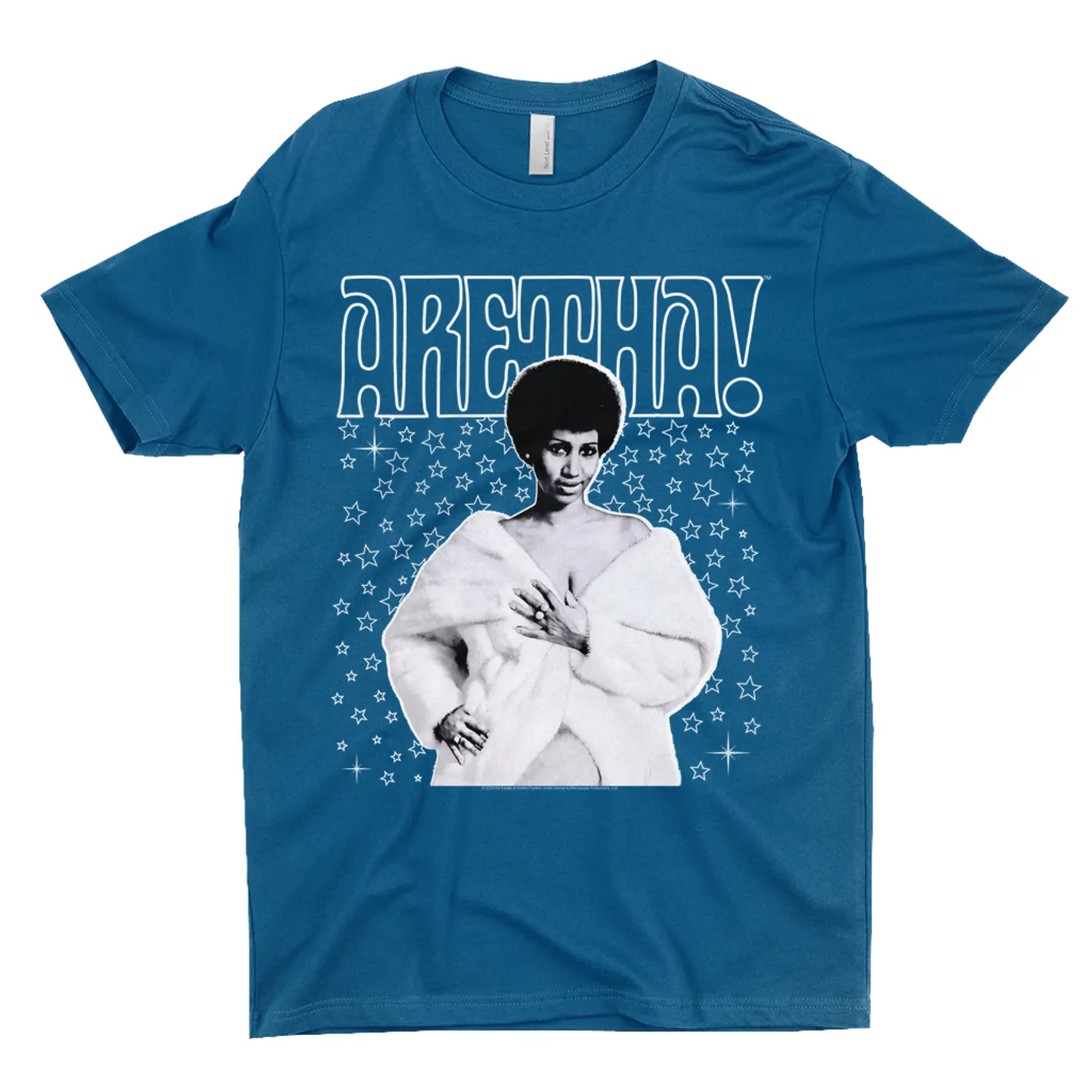Aretha Franklin T-Shirt | Star Studded Aretha! (Merchbar Exclusive) Aretha Franklin Shirt