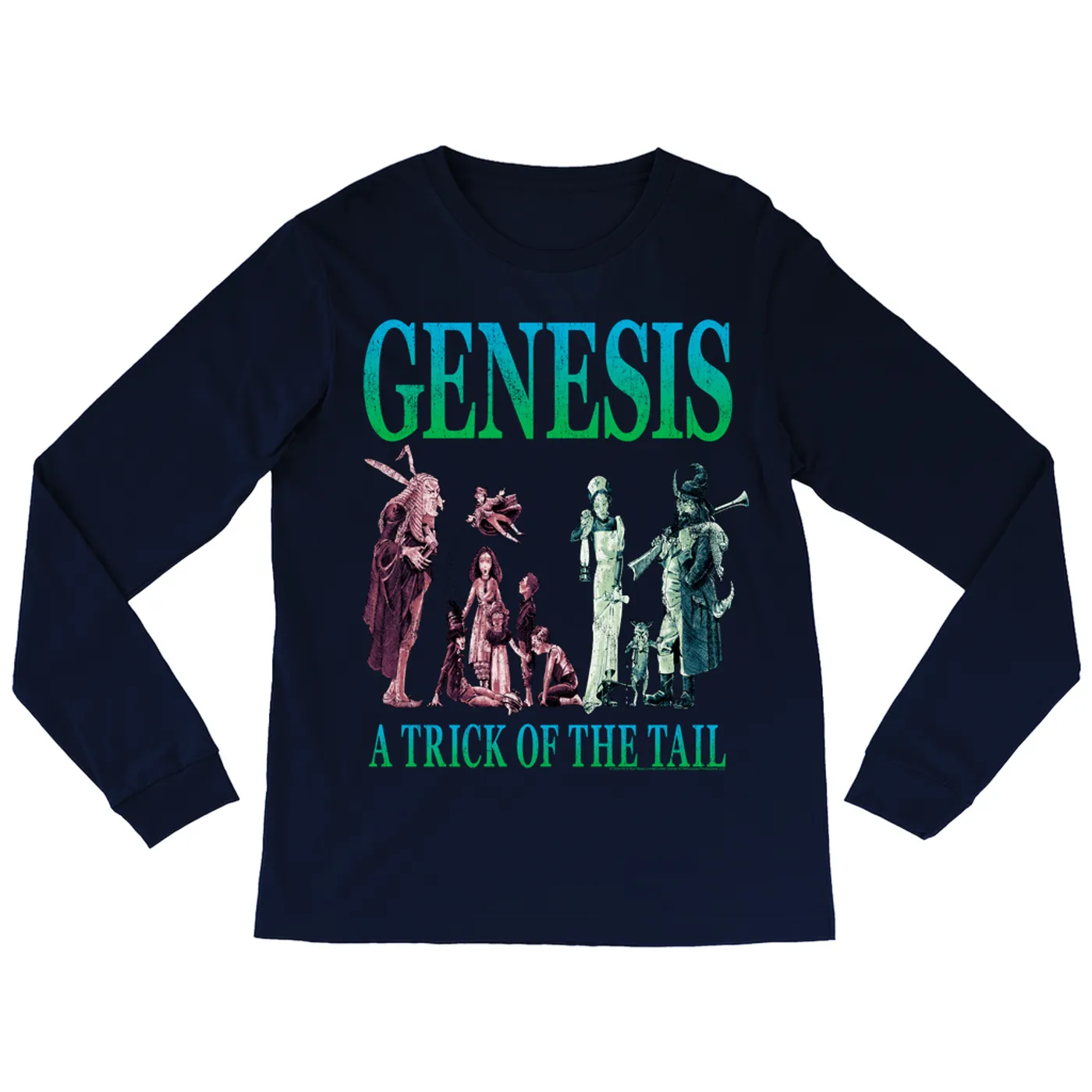 Genesis Long Sleeve Shirt | Dance On A Volcano Blue Ombre Genesis Shirt