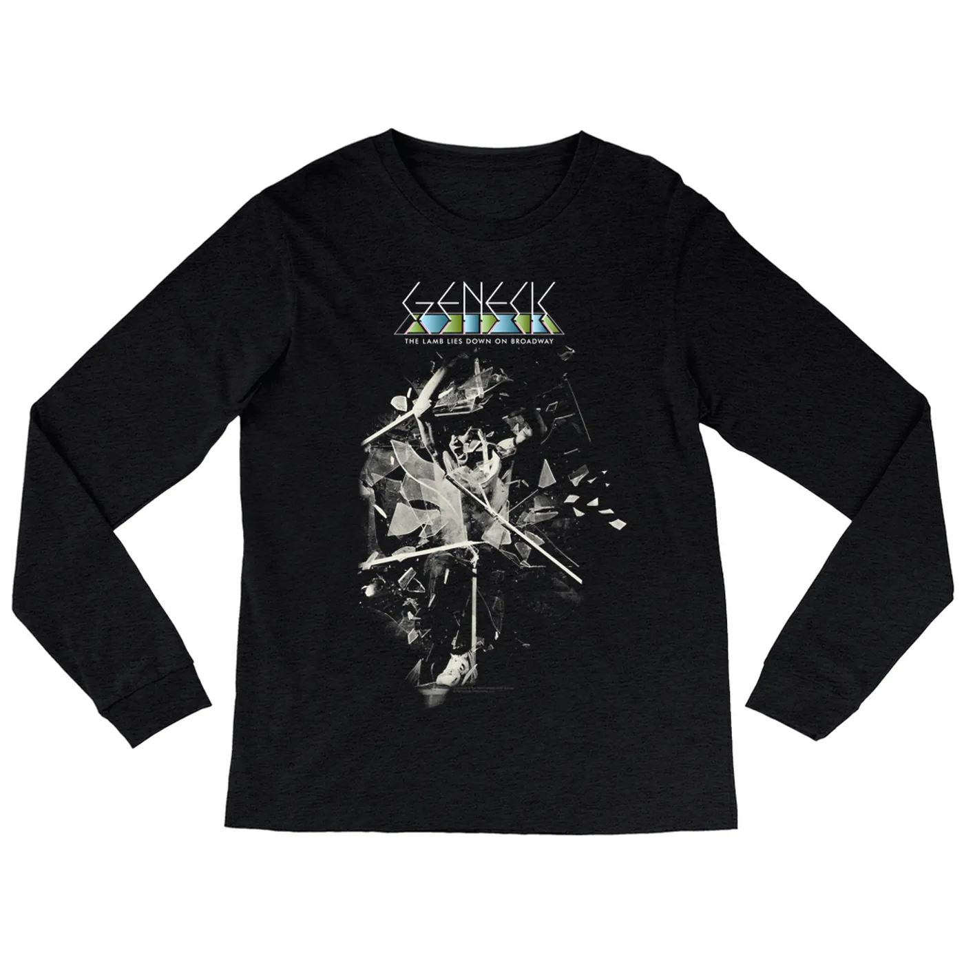 Genesis Long Sleeve Shirt | The Lamb Lies Down On Broadway Retro Album Design Genesis Shirt