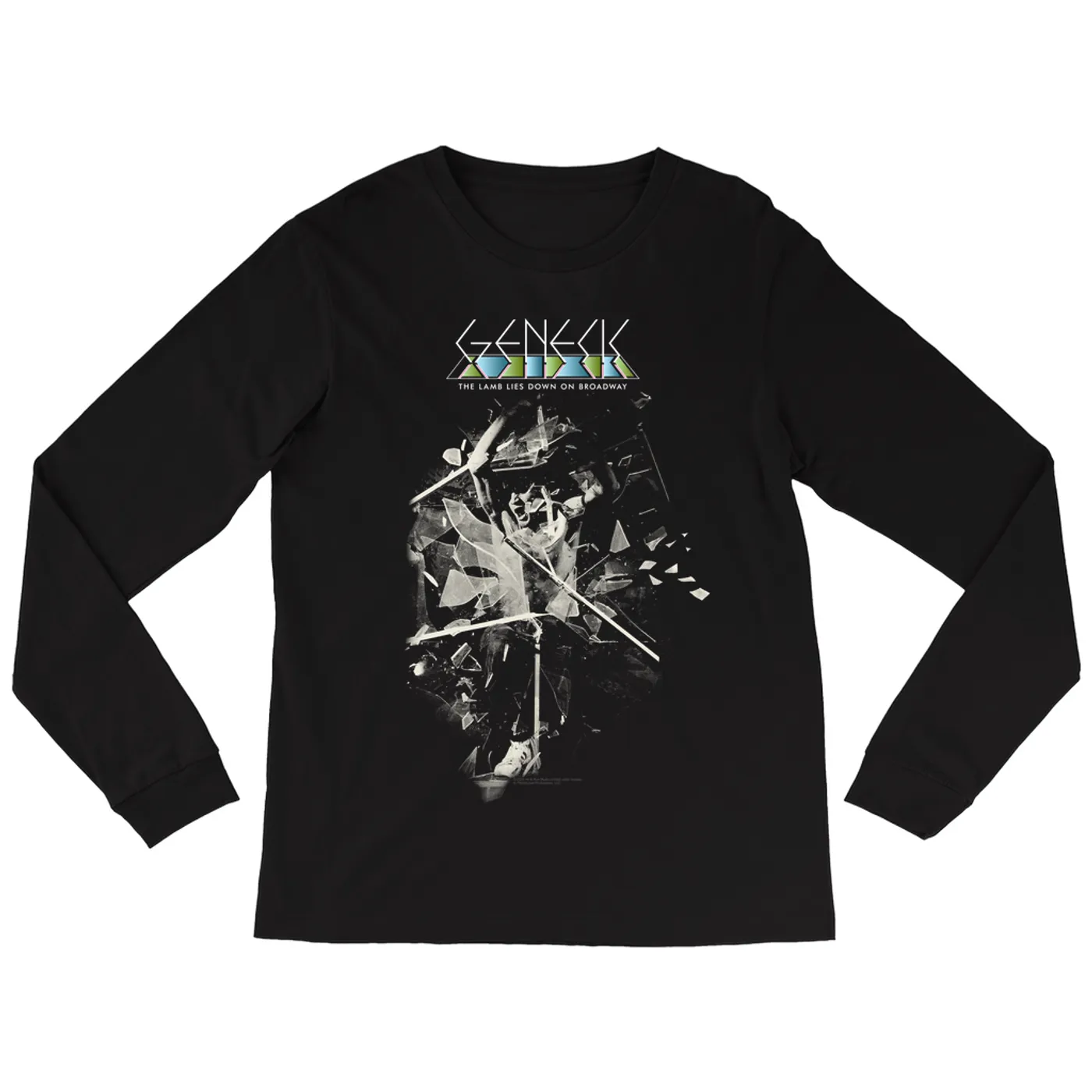 Genesis Long Sleeve Shirt | The Lamb Lies Down On Broadway Retro Album Design Genesis Shirt