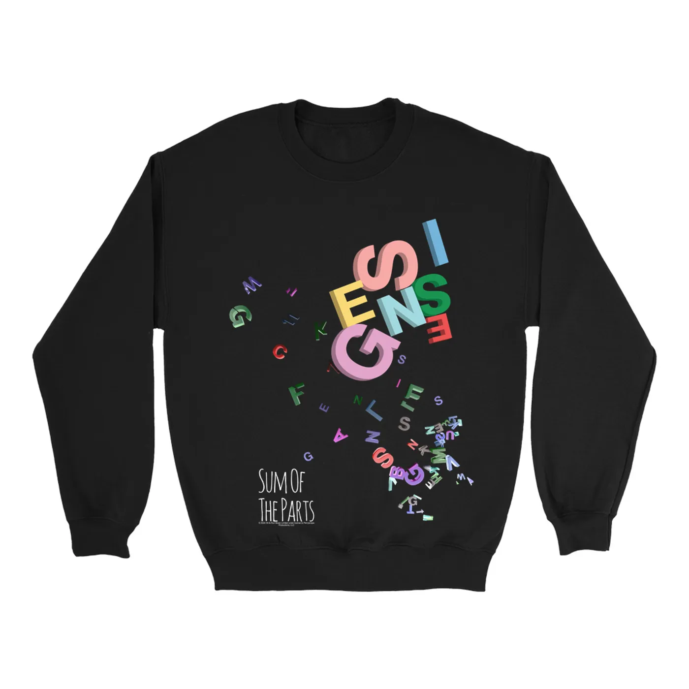 Genesis Sweatshirt | Sum Of The Parts Letters Design Genesis Sweatshirt