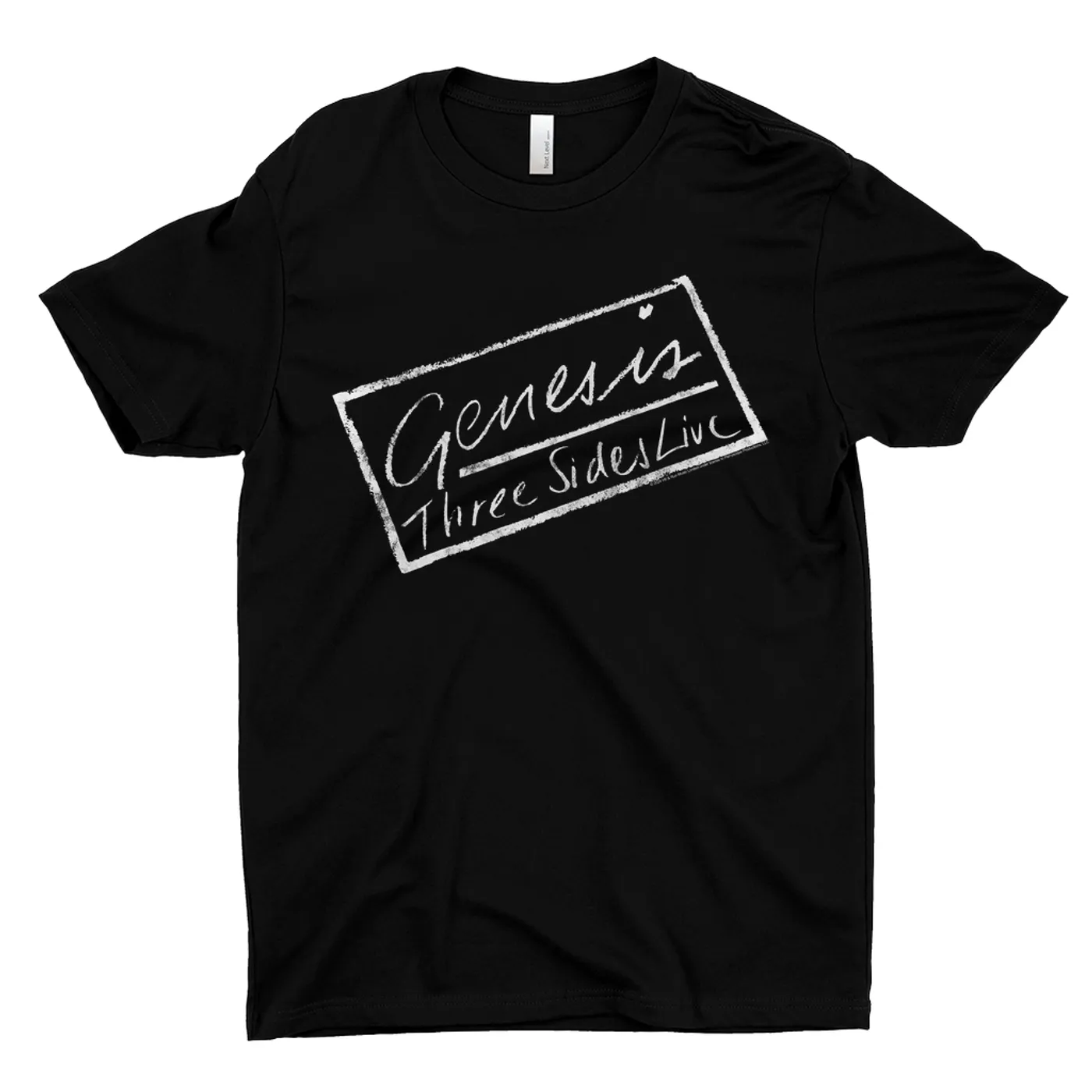 Genesis T-Shirt | Three Sides Lives Album Design Distressed Genesis Shirt