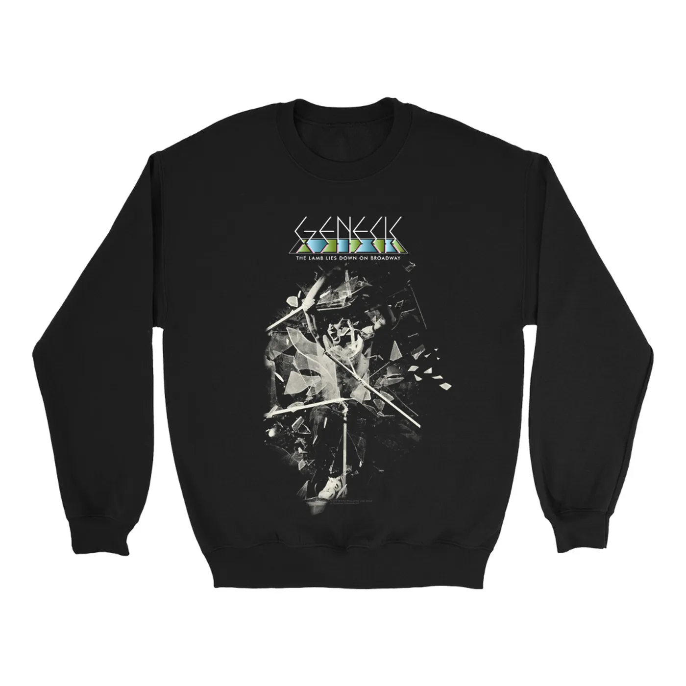 Genesis Sweatshirt | The Lamb Lies Down On Broadway Retro Album Design Genesis Sweatshirt
