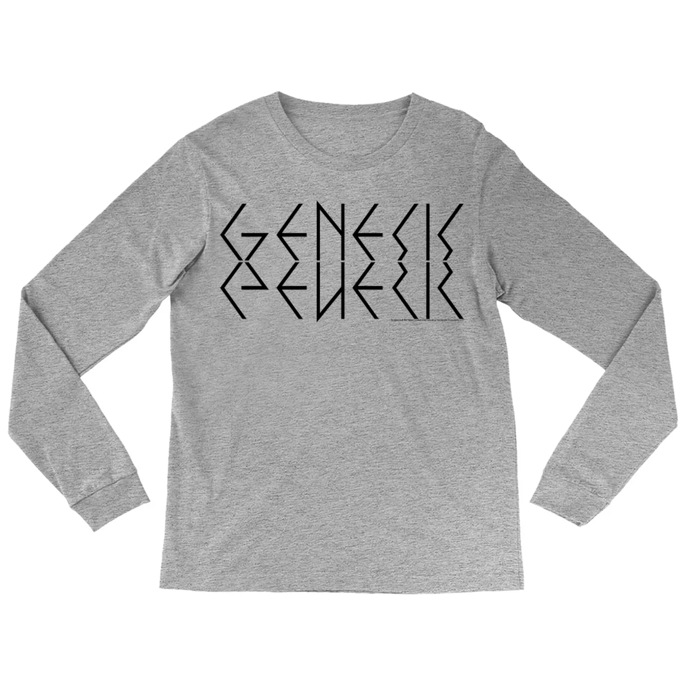 Genesis Long Sleeve Shirt | Retro Mirrored Logo Genesis Shirt