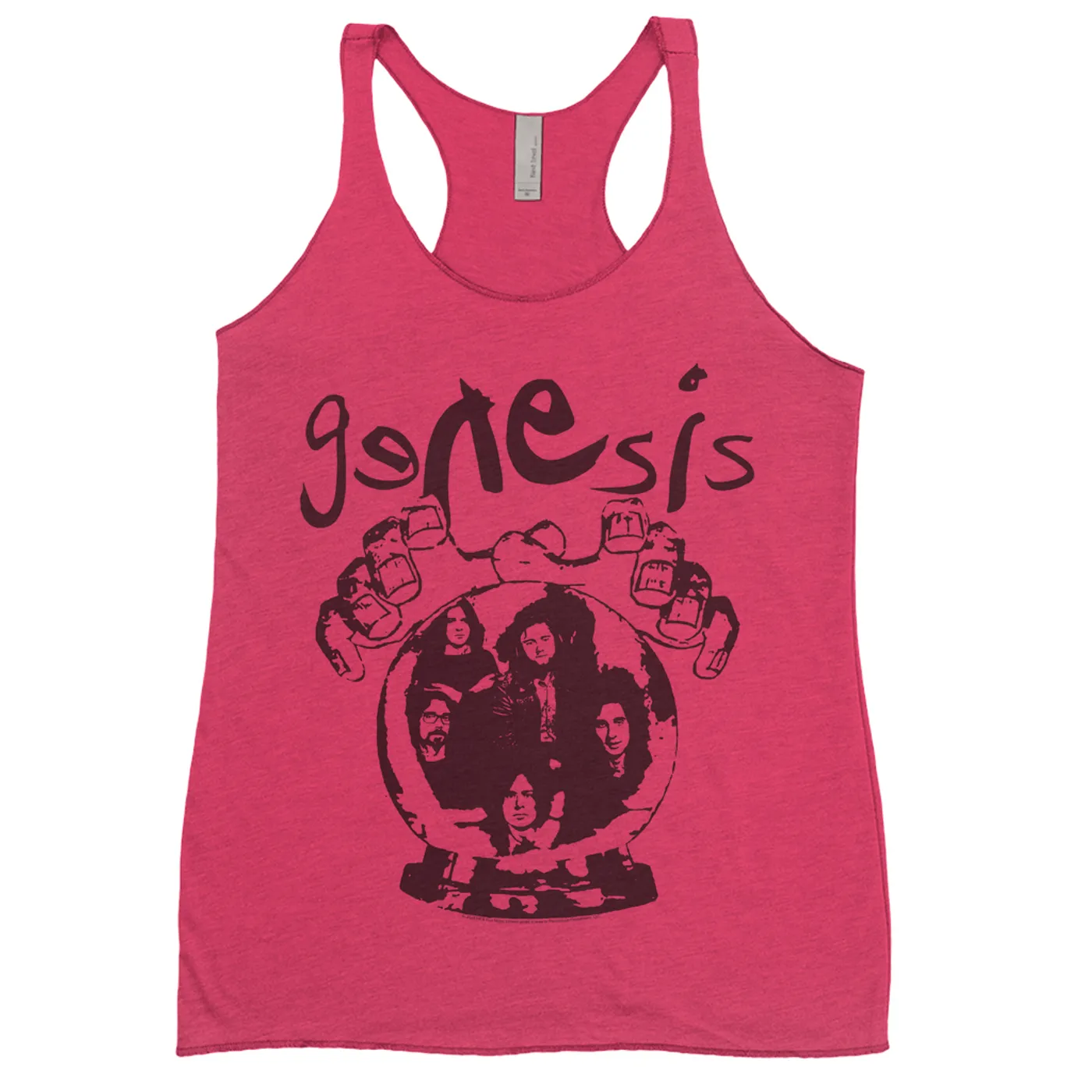 Genesis Ladies' Tank Top | A Magic Ball Concert Poster Design Genesis Shirt