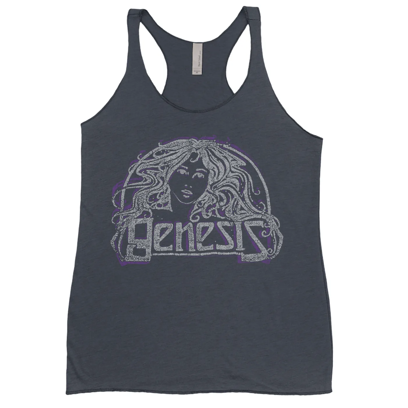 Genesis Ladies' Tank Top | Nouveau Girl Purple Distressed Genesis Shirt