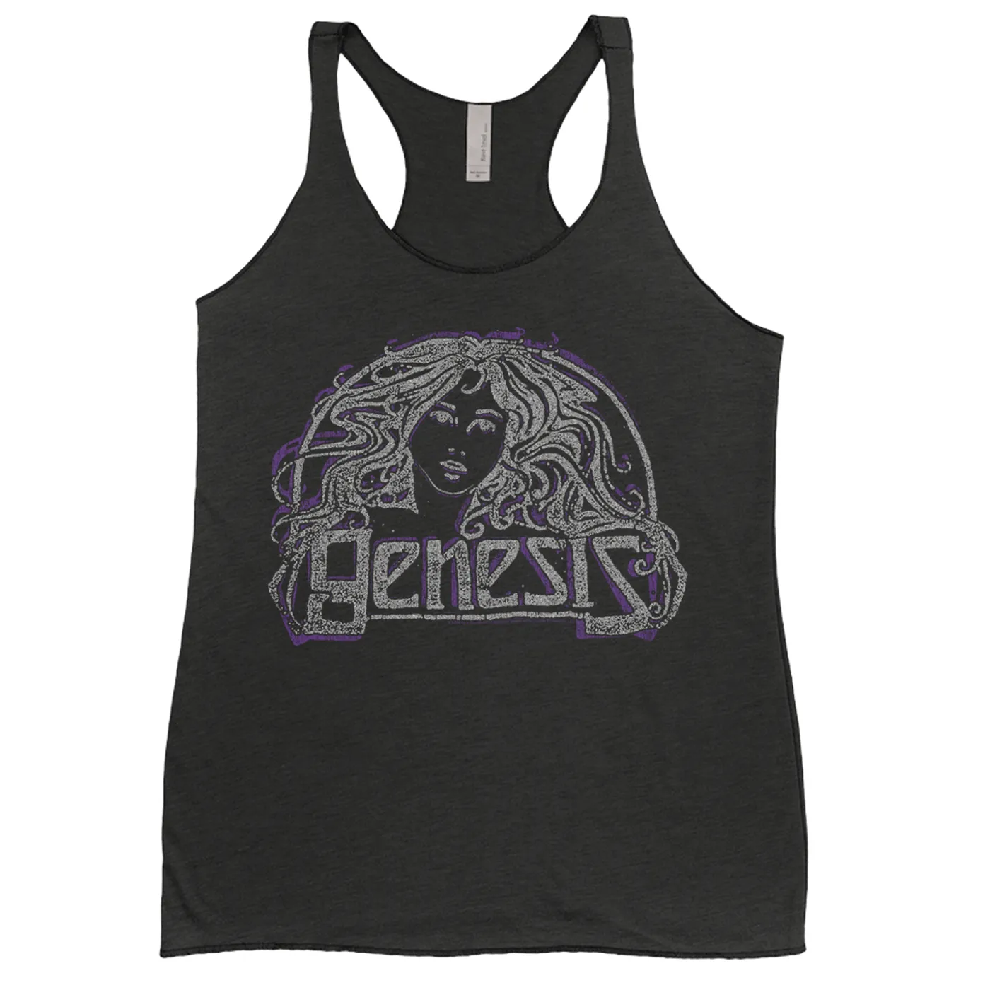 Genesis Ladies' Tank Top | Nouveau Girl Purple Distressed Genesis Shirt