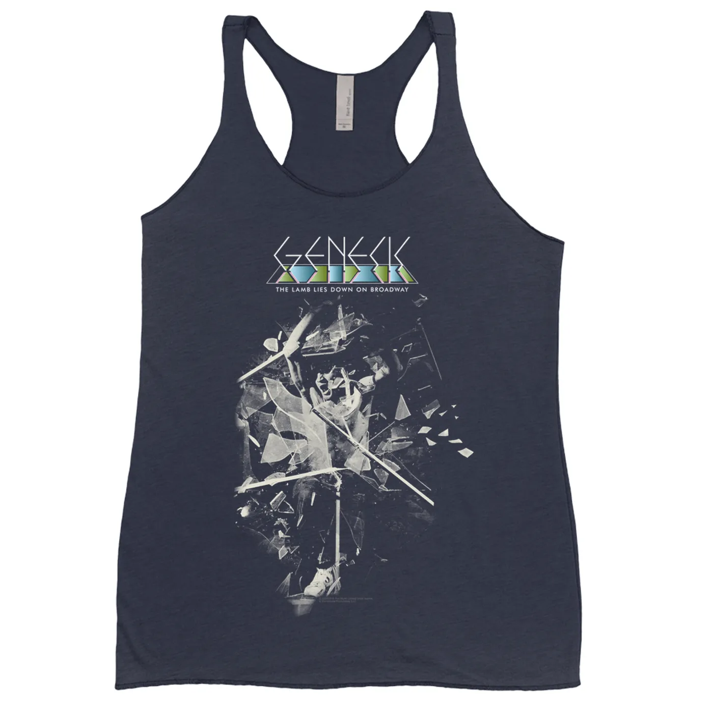 Genesis Ladies' Tank Top | The Lamb Lies Down On Broadway Retro Album Design Genesis Shirt
