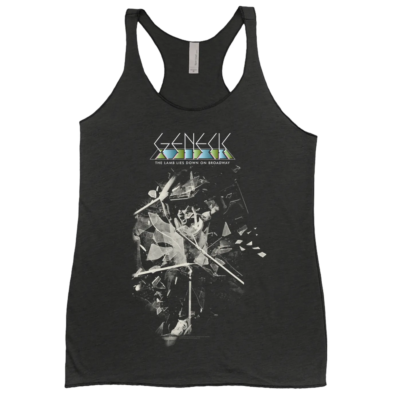 Genesis Ladies' Tank Top | The Lamb Lies Down On Broadway Retro Album Design Genesis Shirt