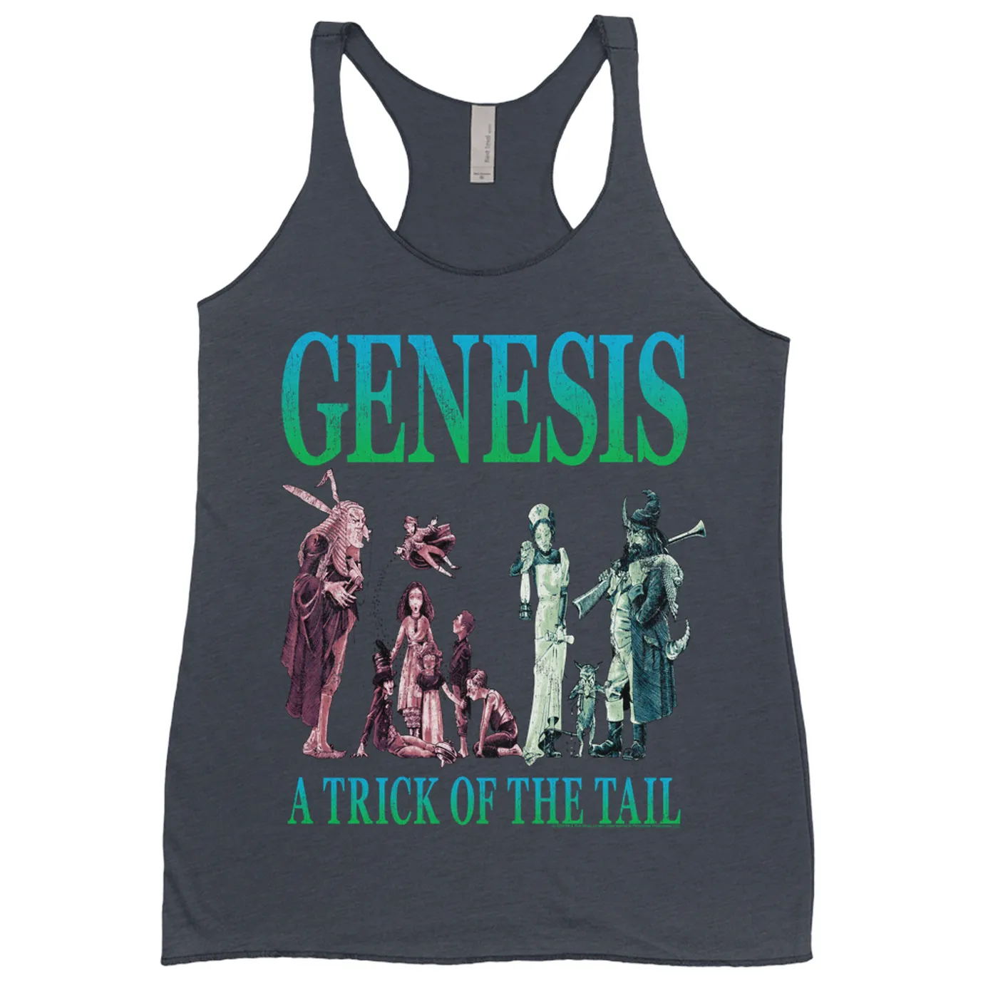Genesis Ladies' Tank Top | Dance On A Volcano Blue Ombre Genesis Shirt
