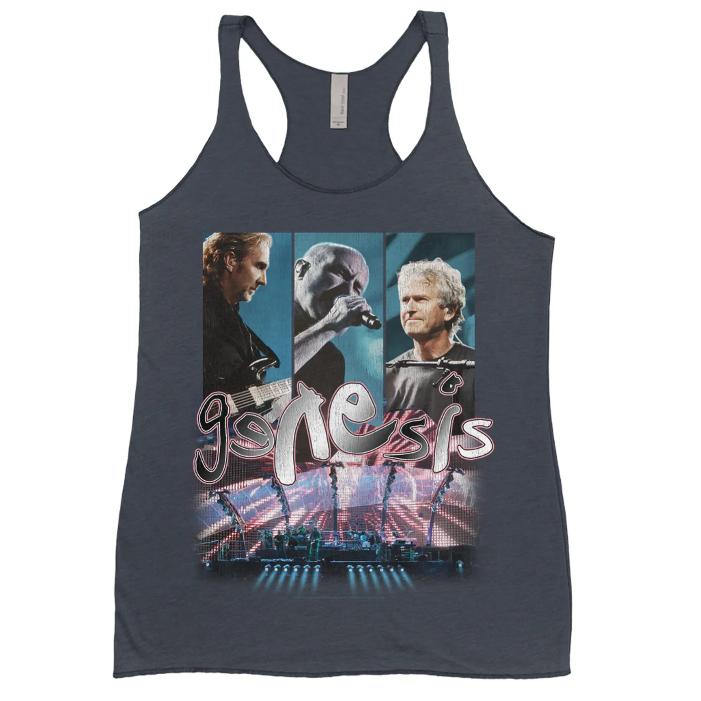 Genesis Ladies' Tank Top | Live On Stage Distressed Genesis Shirt