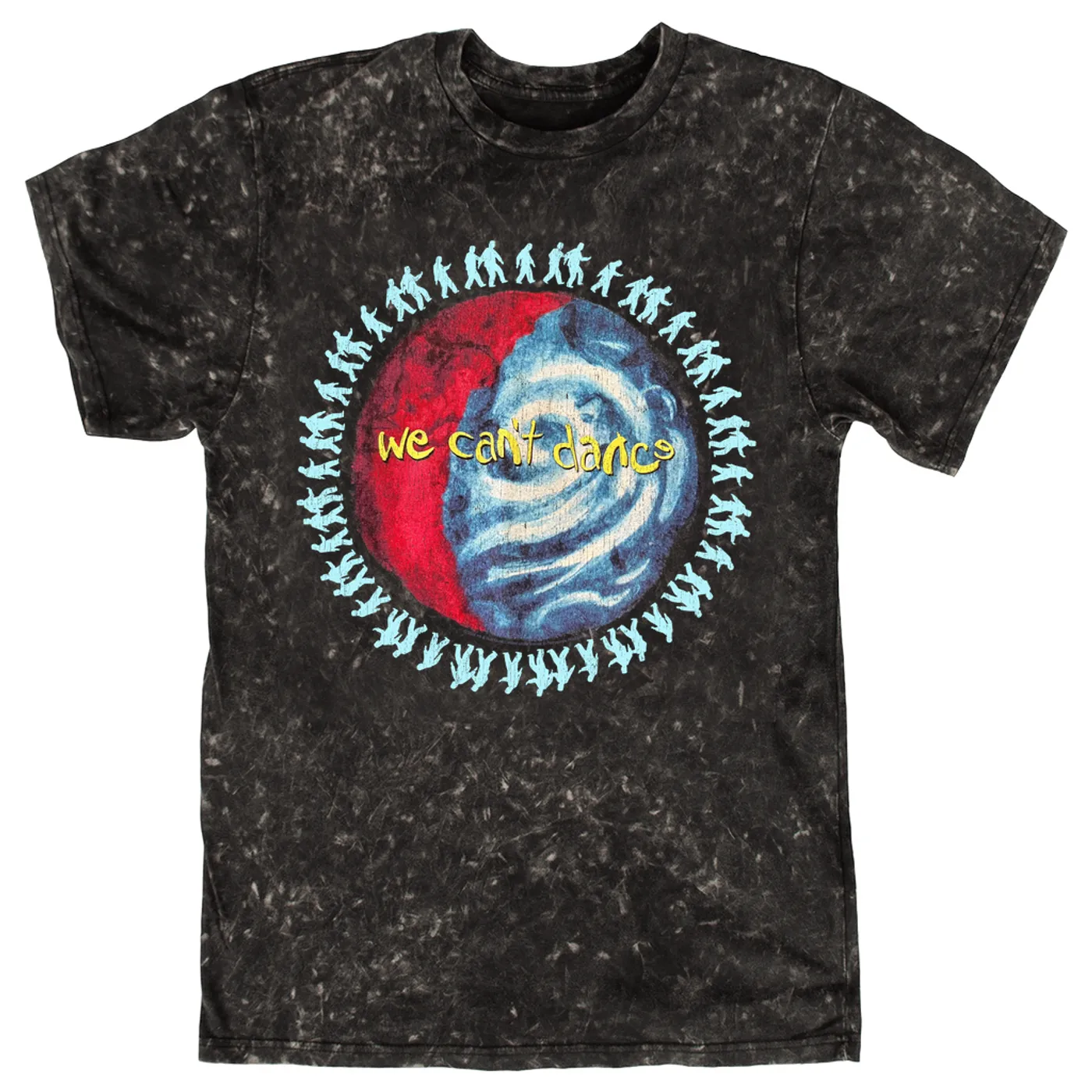 Genesis T-shirt | We Can't Dance Tour Globe Genesis Mineral Wash Shirt