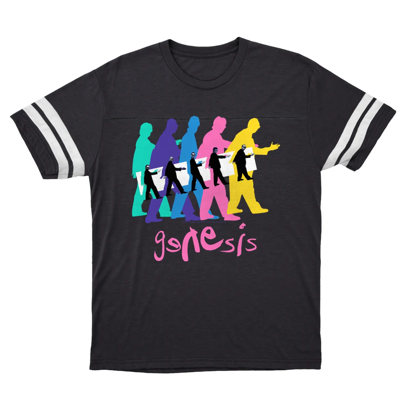 Genesis T-Shirt | We Can't Dance Colorful Ombre Genesis Football Shirt