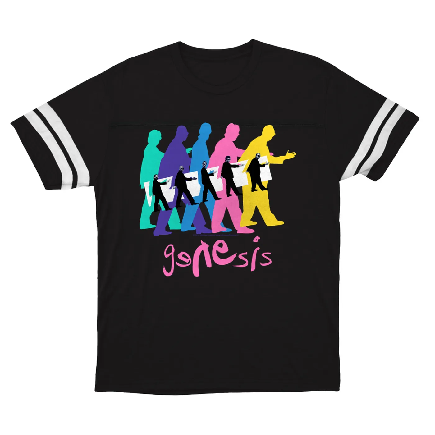 Genesis T-Shirt | We Can't Dance Colorful Ombre Genesis Football Shirt