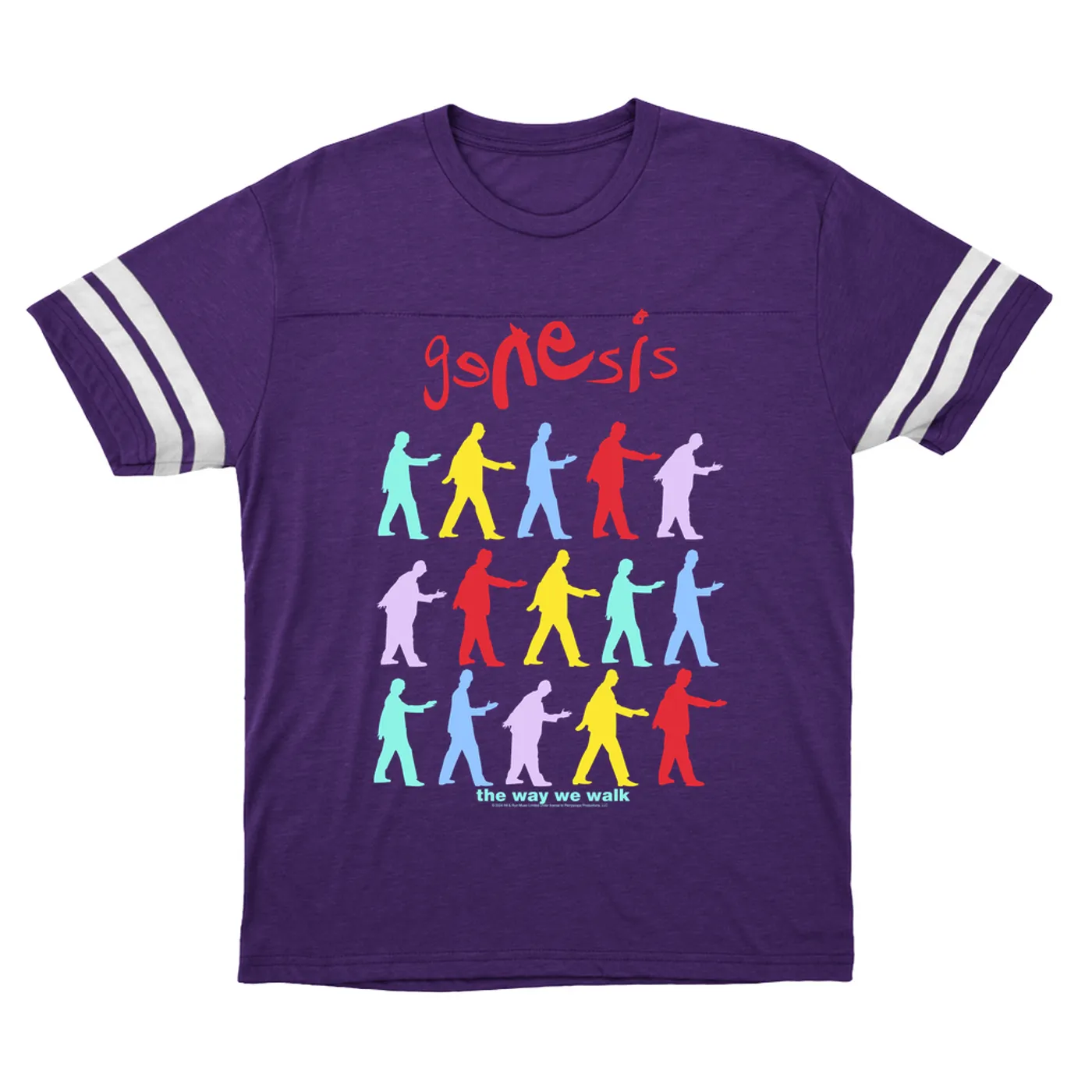 Genesis T-Shirt | The Way We Walk Colorful Design Genesis Football Shirt