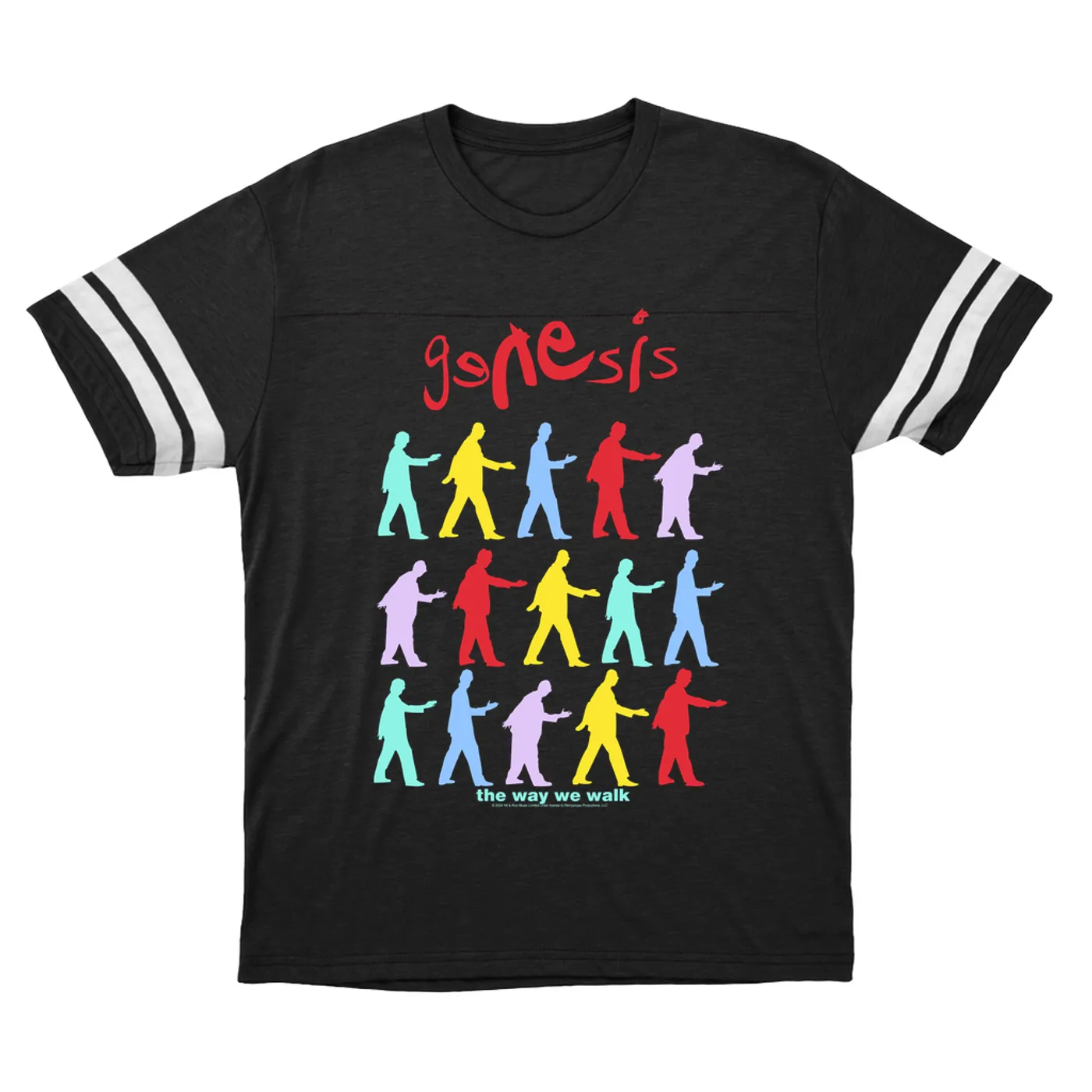 Genesis T-Shirt | The Way We Walk Colorful Design Genesis Football Shirt