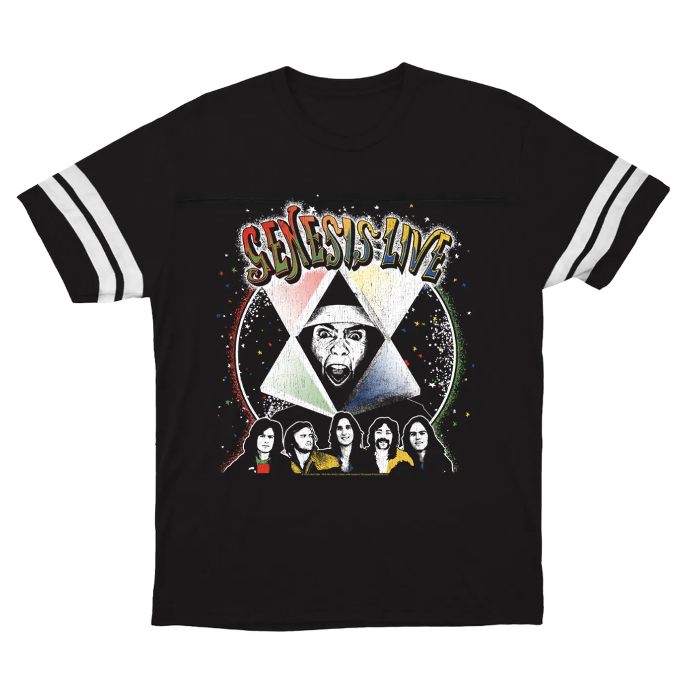 Genesis T-Shirt | 1973 Live Album Design (Merchbar Exclusive) Genesis Football Shirt