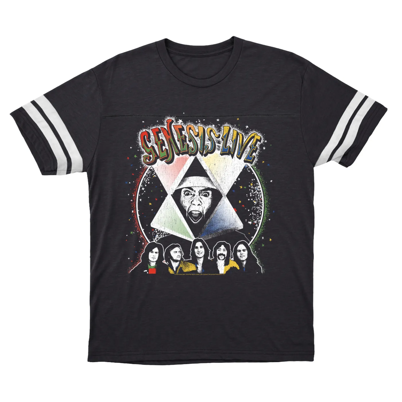 Genesis T-Shirt | 1973 Live Album Design (Merchbar Exclusive) Genesis Football Shirt