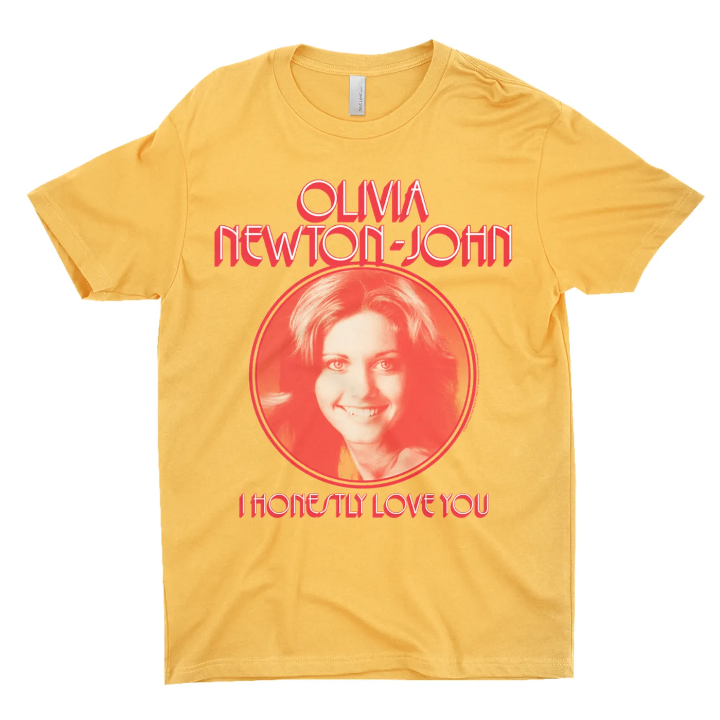 Olivia Newton-John T-Shirt | I Honestly Love You Red Olivia Newton John Shirt