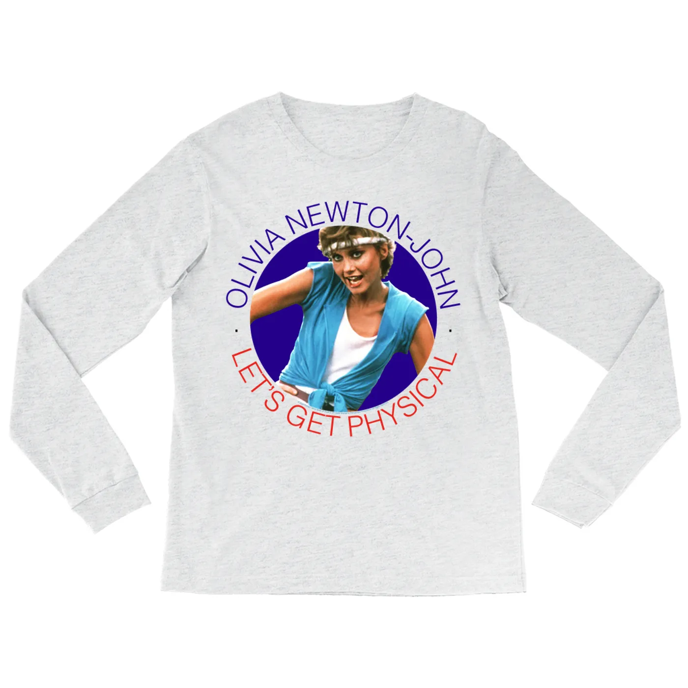 Olivia Newton-John Long Sleeve Shirt | Modern Let's Get Physical Olivia Newton John Shirt