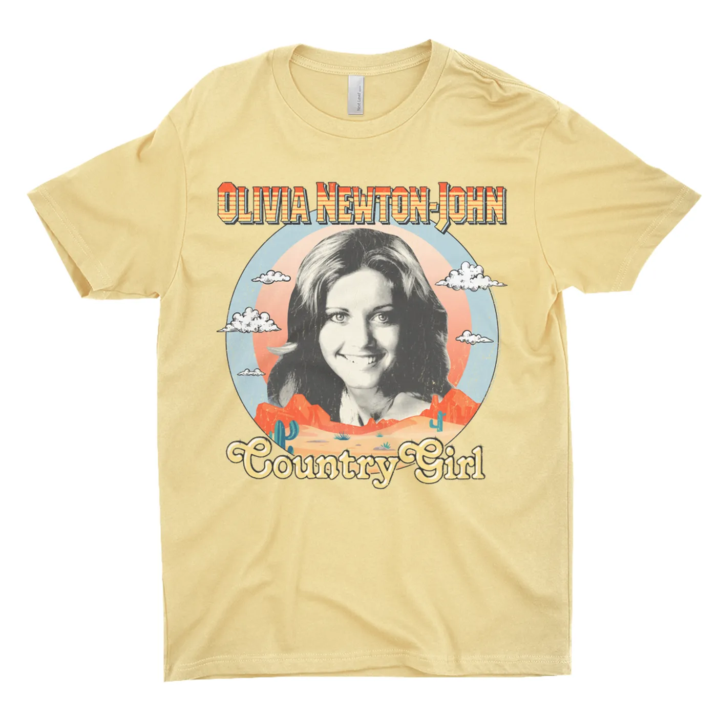 Olivia Newton-John T-Shirt | Country Girl Landscape Design (Merchbar Exclusive) Olivia Newton John Shirt