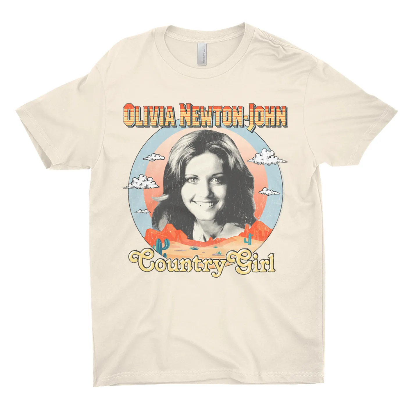 Olivia Newton-John T-Shirt | Country Girl Landscape Design (Merchbar Exclusive) Olivia Newton John Shirt