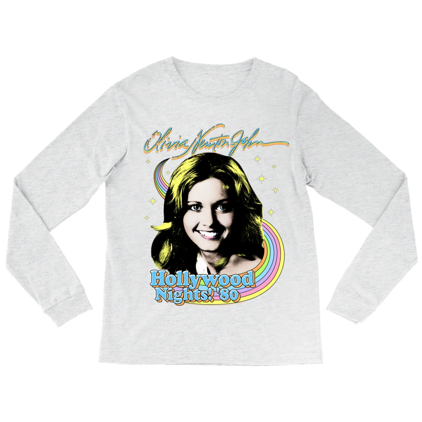 Olivia Newton-John Long Sleeve Shirt | Hollywood Nights! 1980 (Merchbar Exclusive) Olivia Newton John Shirt