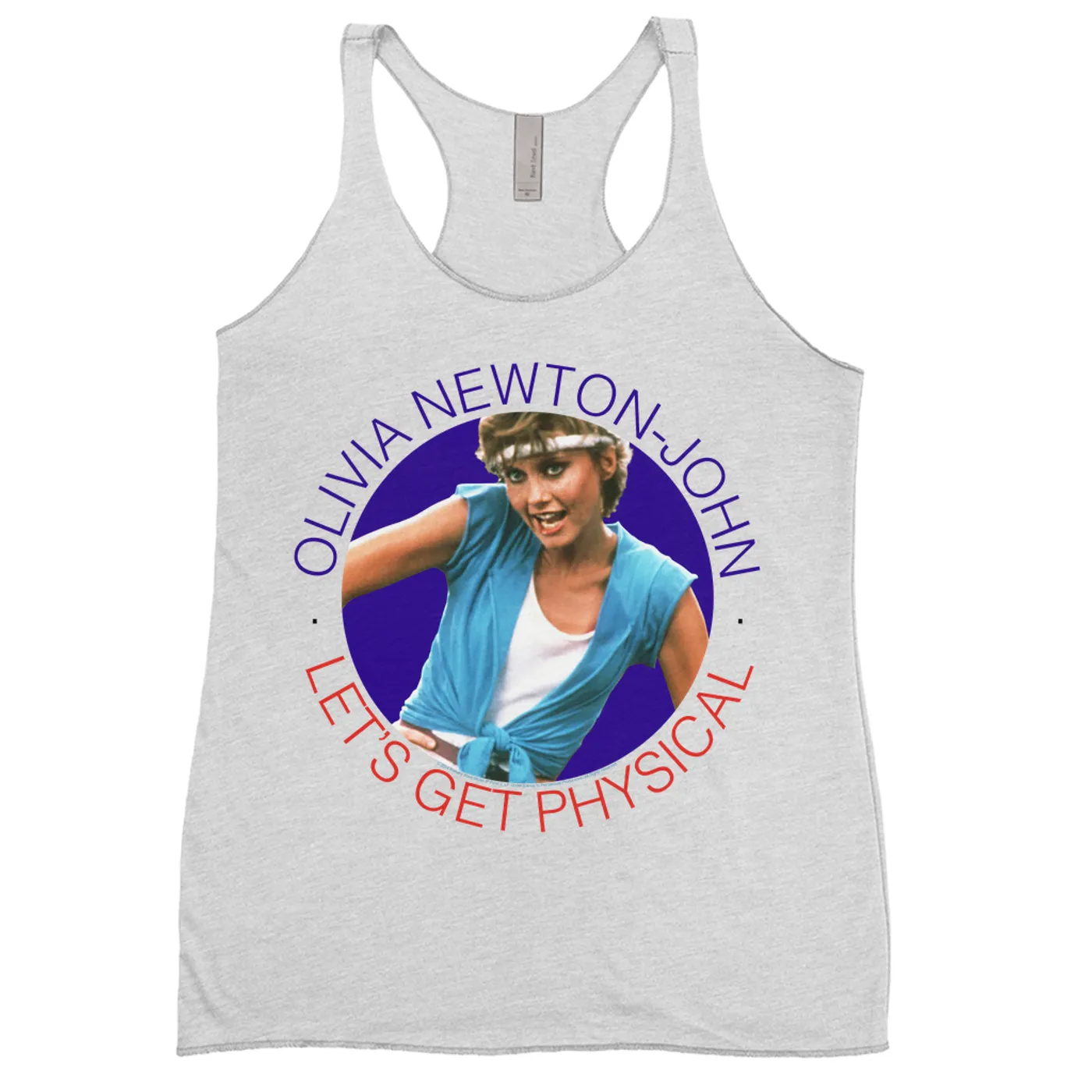 Olivia Newton-John Ladies' Tank Top | Modern Let's Get Physical Olivia Newton John Shirt