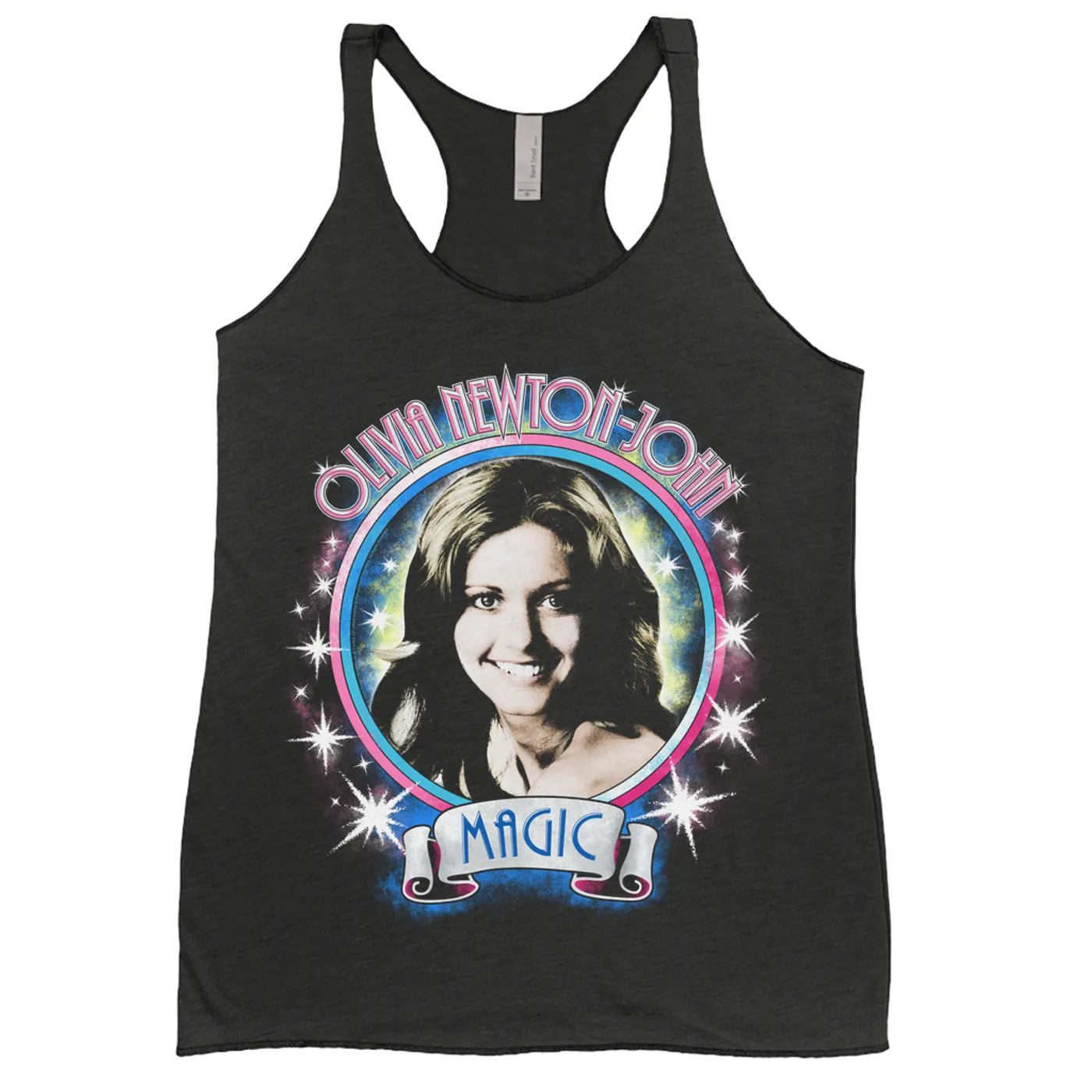 Olivia Newton-John Ladies' Tank Top | Pure Magic Distressed (Merchbar Exclusive) Olivia Newton John Shirt