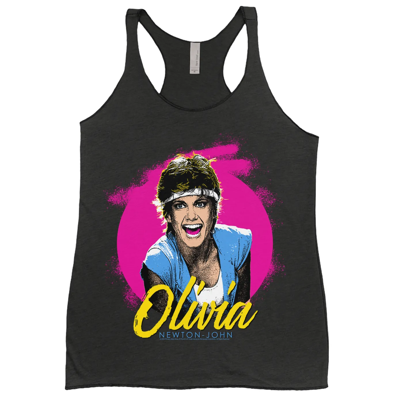 Olivia Newton-John Ladies' Tank Top | Physical Throwback Image Olivia Newton John Shirt