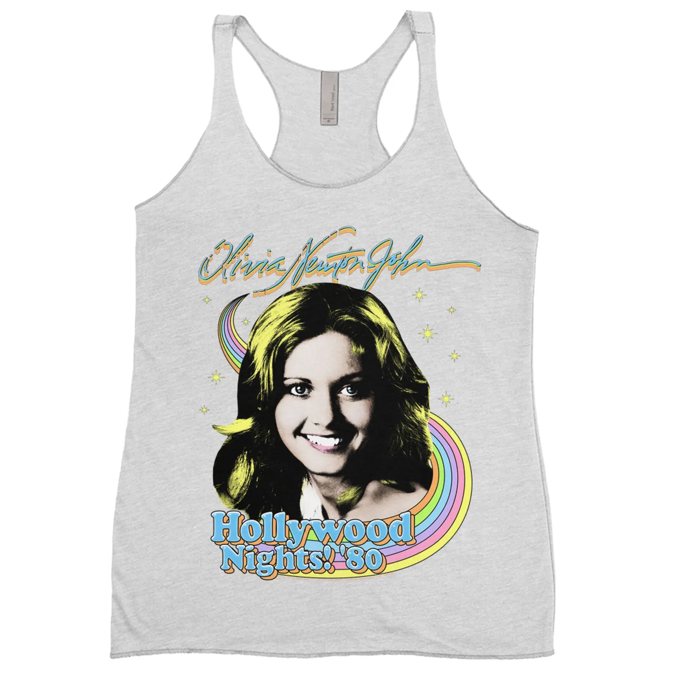 Olivia Newton-John Ladies' Tank Top | Hollywood Nights! 1980 (Merchbar Exclusive) Olivia Newton John Shirt