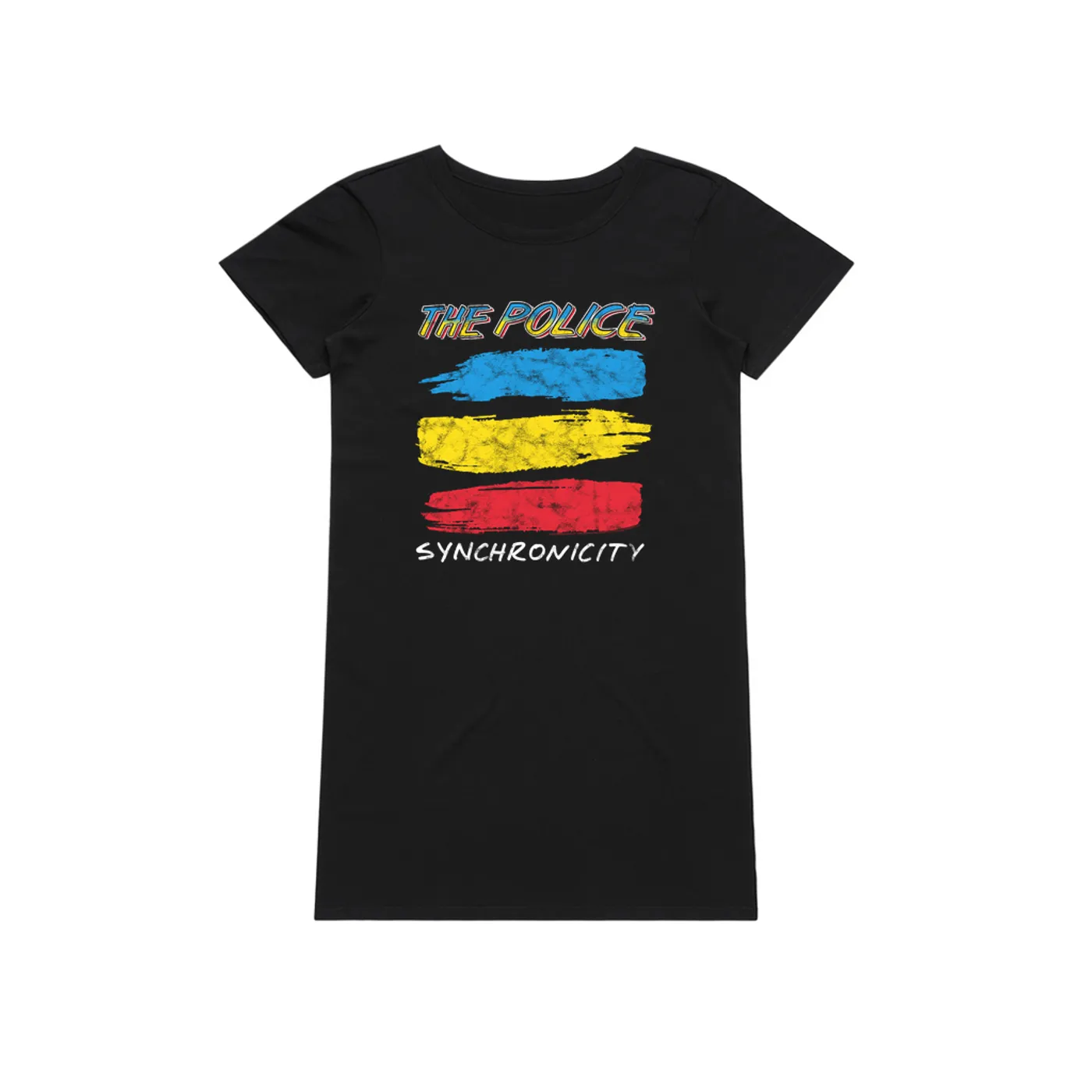 The Police Dress | Synchronicity Album Image Remix Distressed (Merchbar Exclusive) The Police T-Shirt Dress