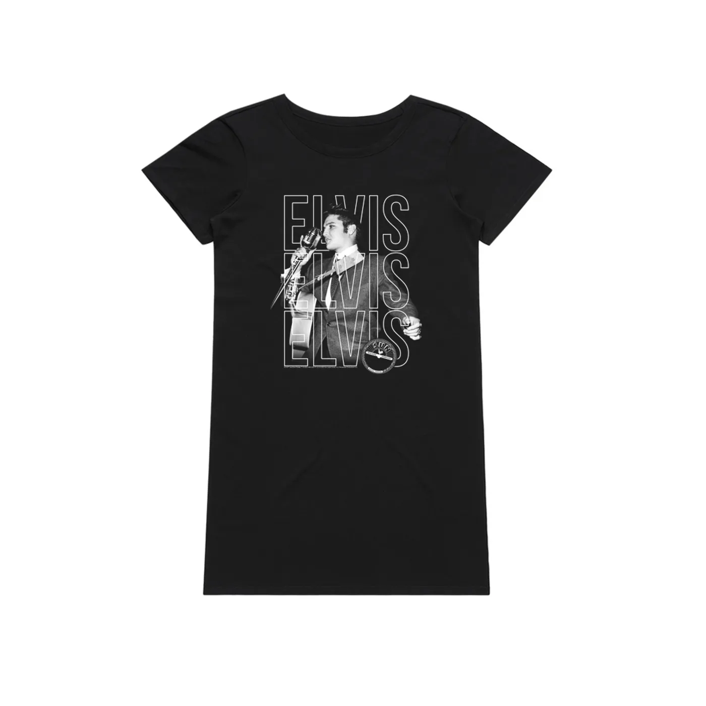 Elvis Presley Dress | Live Sun Triple Logo Elvis Presley T-Shirt Dress
