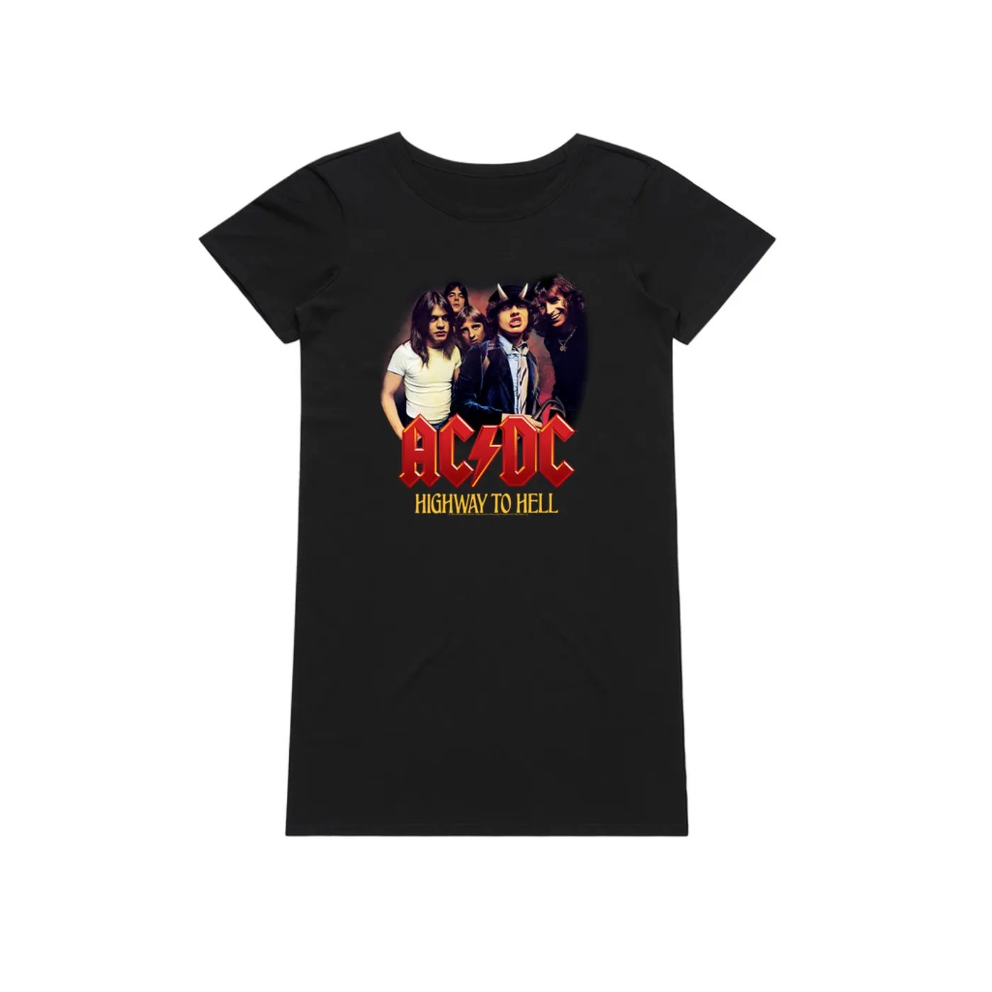 AC/DC Dress | Highway To Hell Album Cover Art ACDC T-Shirt Dress