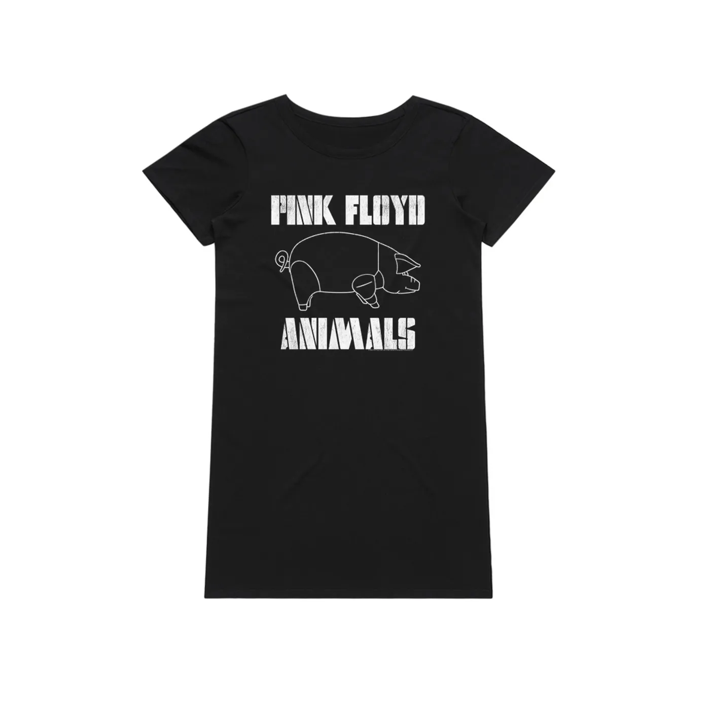 Pink Floyd Dress | David Gilmour's Animals Concert Design (Merchbar Exclusive) Pink Floyd T-Shirt Dress