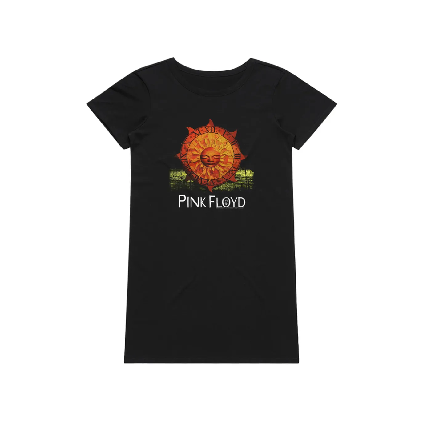 Pink Floyd Dress | Sundial Brockum Design Distressed (Merchbar Exclusive) Pink Floyd T-Shirt Dress