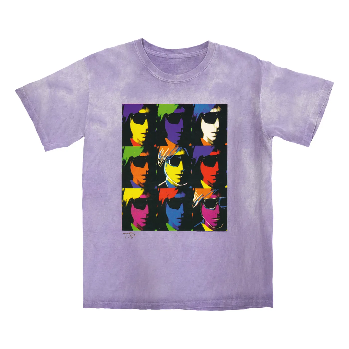 Tom Petty and the Heartbreakers T-shirt | Pop Art Petty Artwork Tom Petty Color Blast Shirt