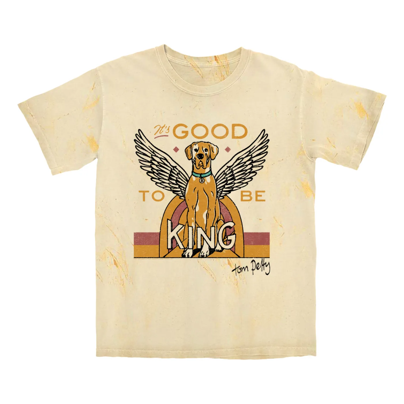 Tom Petty and the Heartbreakers T-shirt | Its Good to Be King Album Tom Petty Color Blast Shirt