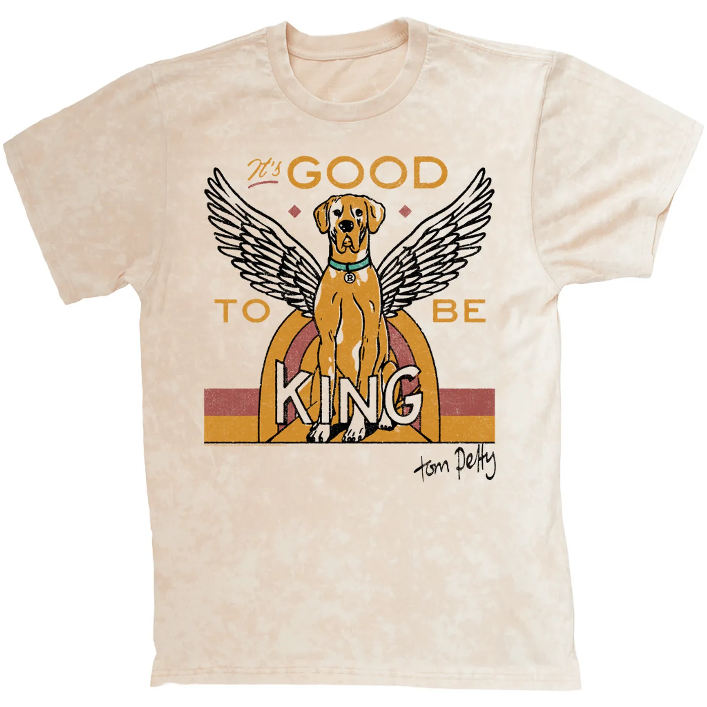 Tom Petty and the Heartbreakers T-shirt | Its Good to Be King Album Tom Petty Mineral Wash Shirt