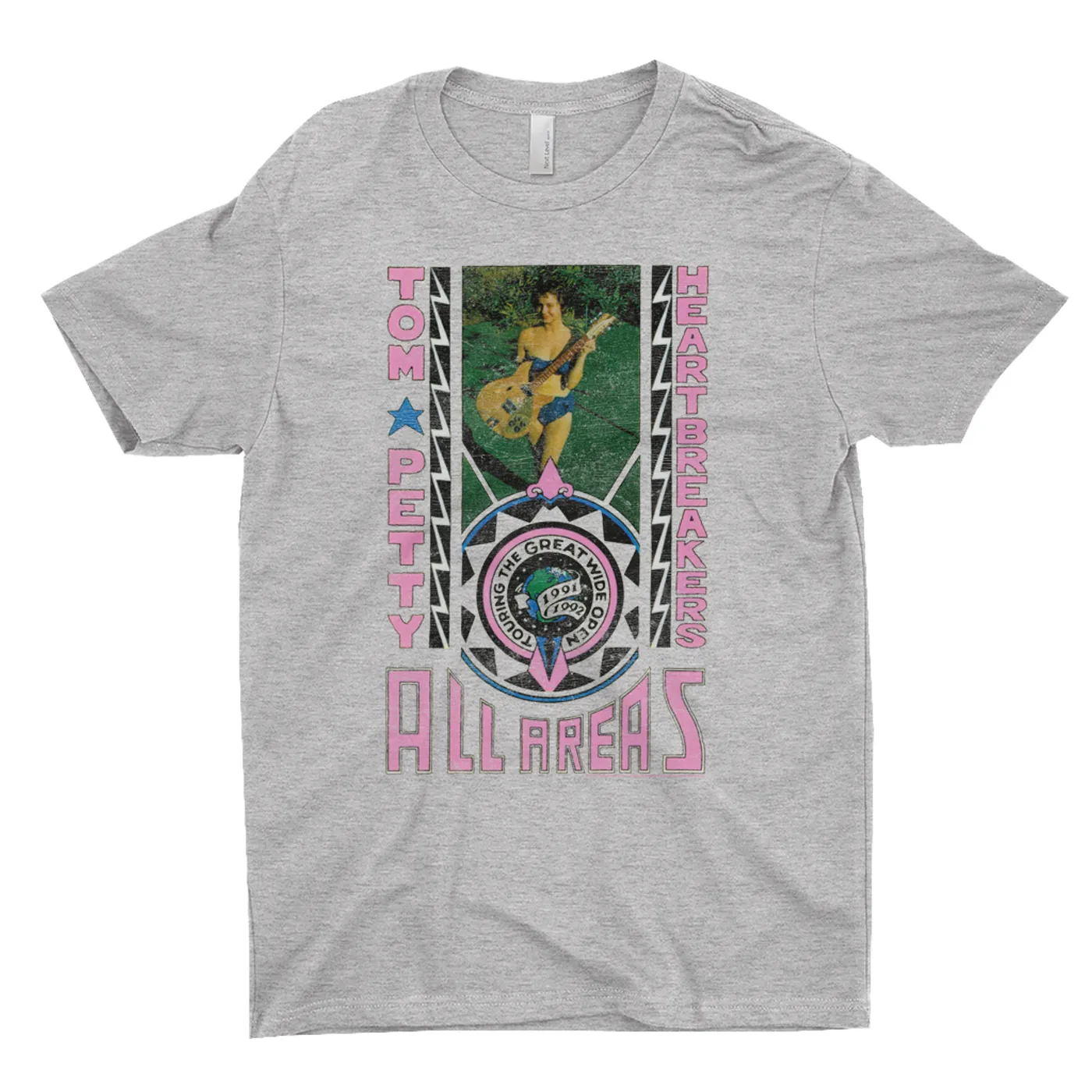 Tom Petty and the Heartbreakers T-Shirt | 1991 Into The Great Wide Open Tour Image Tom Petty Shirt