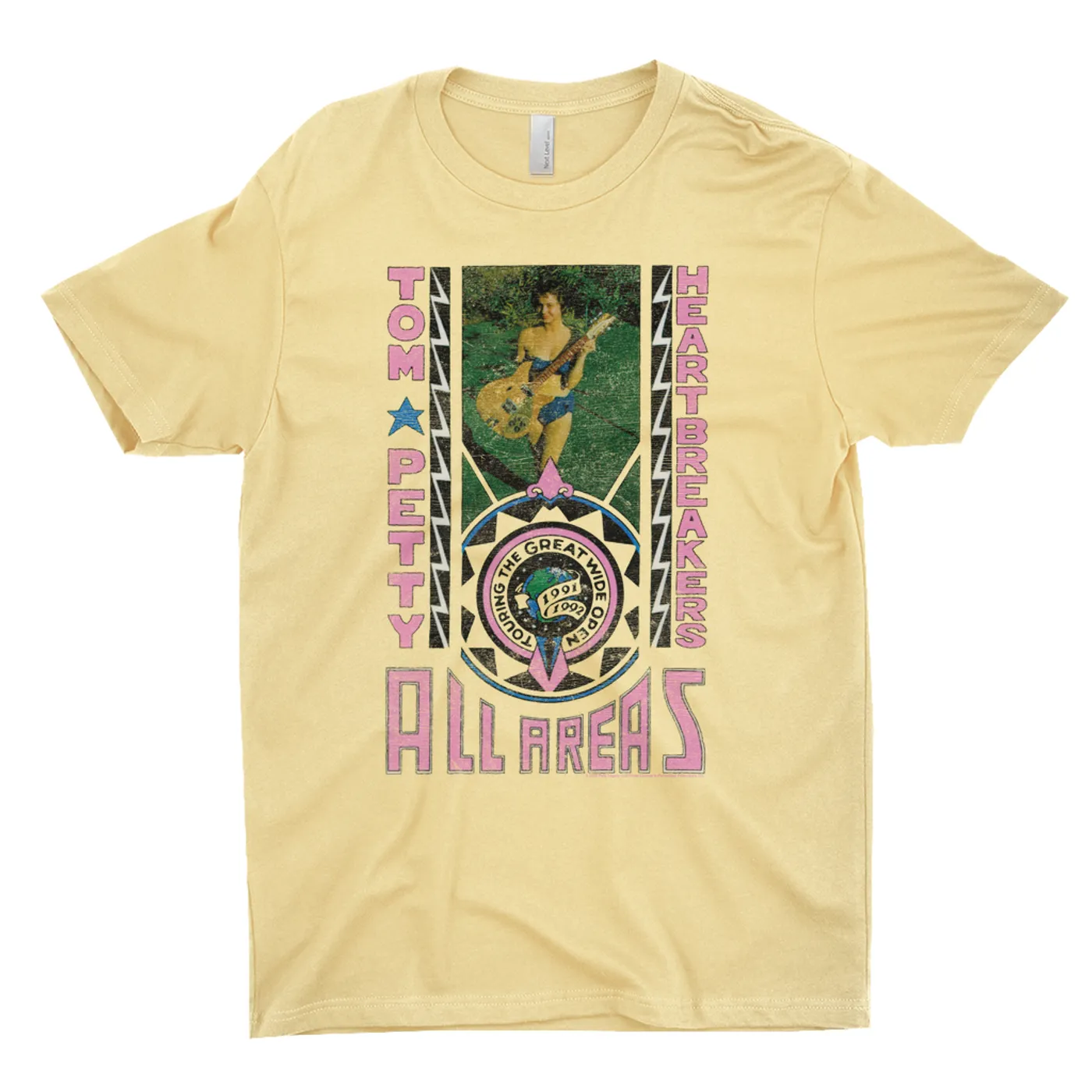 Tom Petty and the Heartbreakers T-Shirt | 1991 Into The Great Wide Open Tour Image Tom Petty Shirt