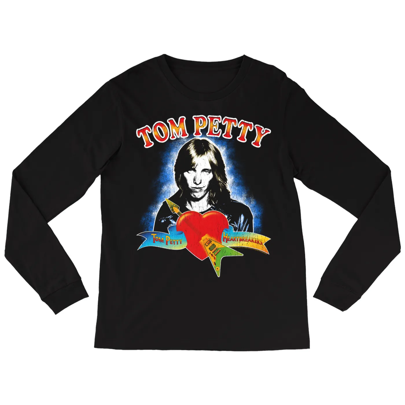 Tom Petty and the Heartbreakers Long Sleeve Shirt | First Album Design (Merchbar Exclusive) Tom Petty Shirt