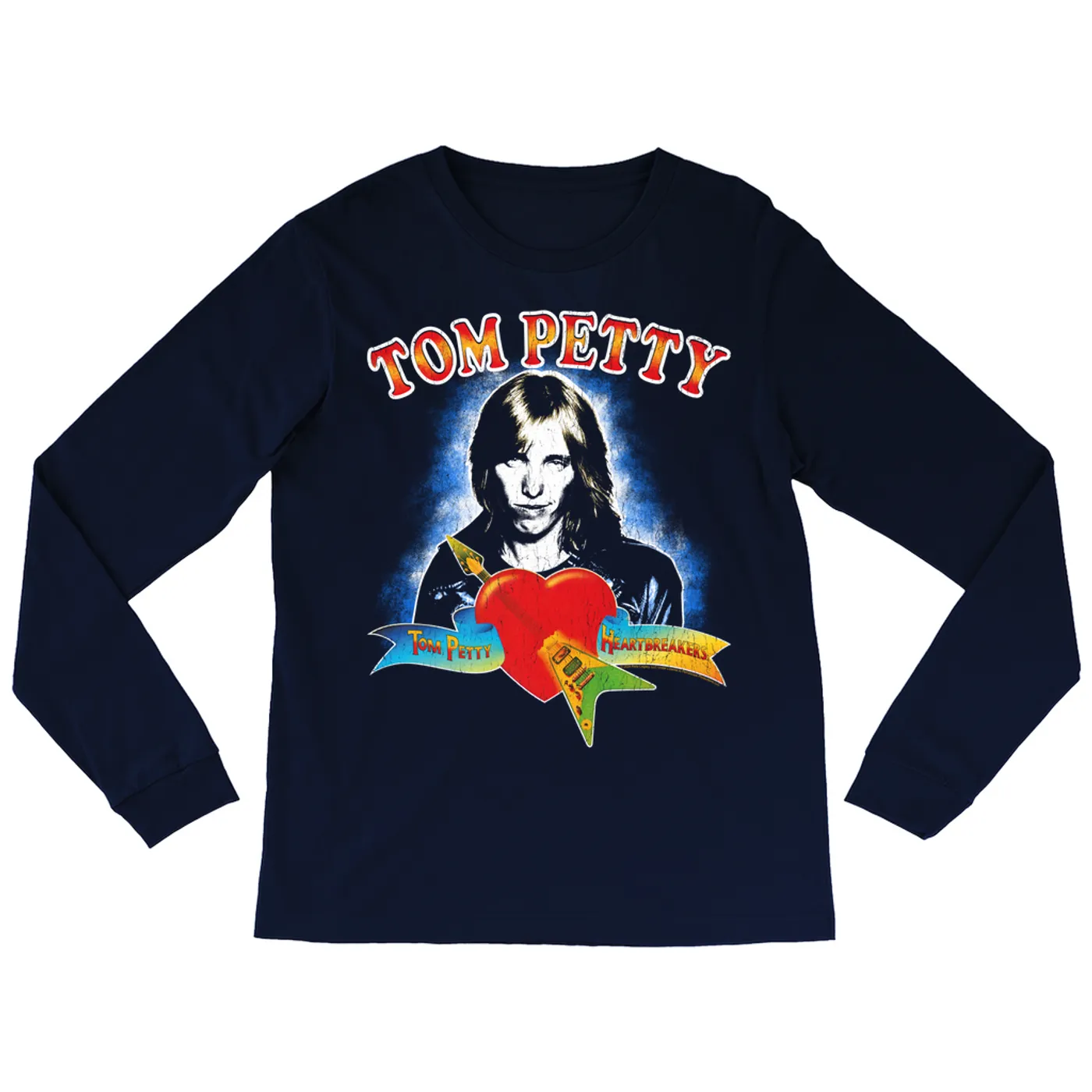 Tom Petty and the Heartbreakers Long Sleeve Shirt | First Album Design (Merchbar Exclusive) Tom Petty Shirt