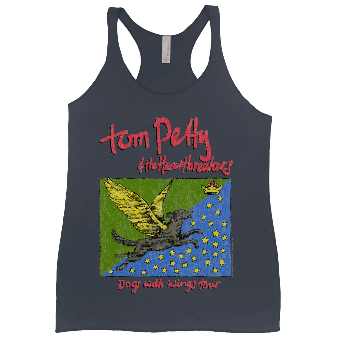 Tom Petty and the Heartbreakers Ladies' Tank Top | Dogs WIth Wings 1995 Tour Tom Petty Shirt