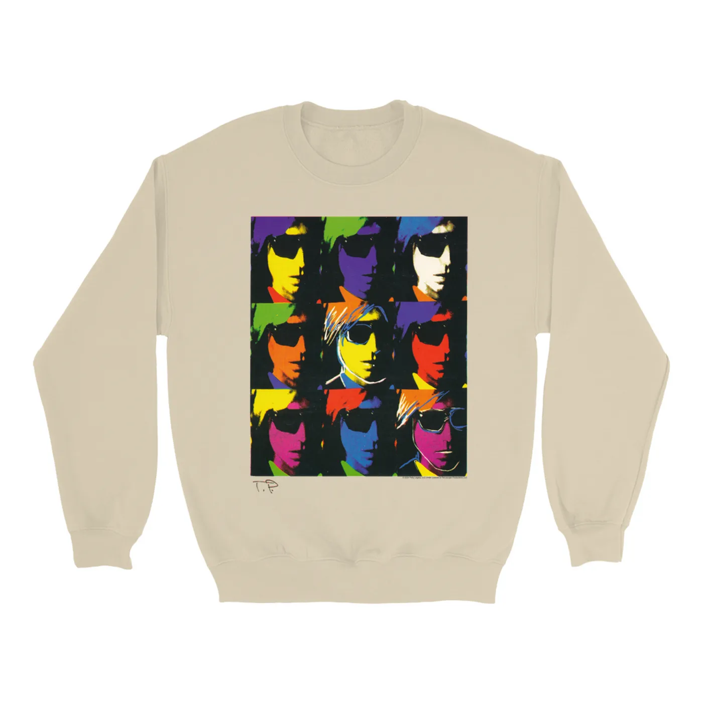 Tom Petty and the Heartbreakers Sweatshirt | Pop Art Petty Artwork Tom Petty Sweatshirt