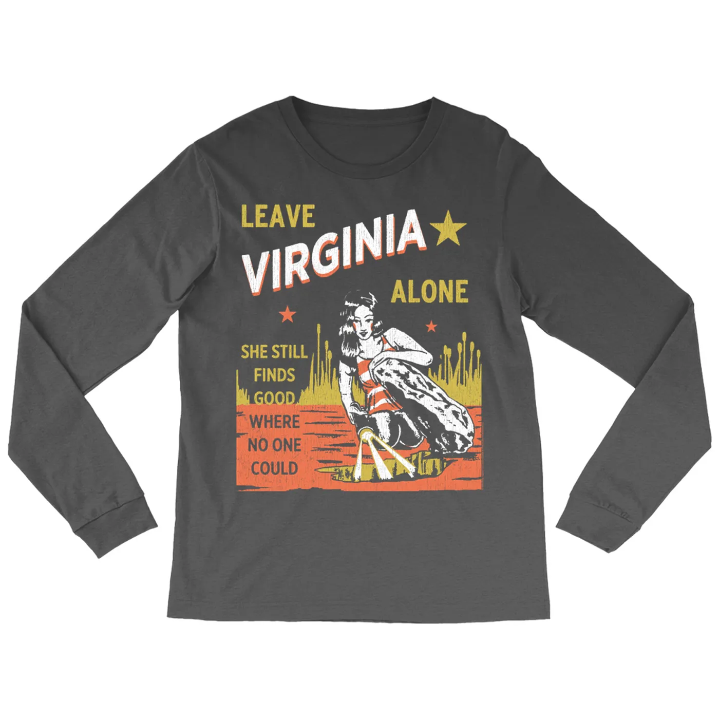 Tom Petty and the Heartbreakers Long Sleeve Shirt | Leave Virginia Alone Image (Merchbar Exclusive) Tom Petty Shirt