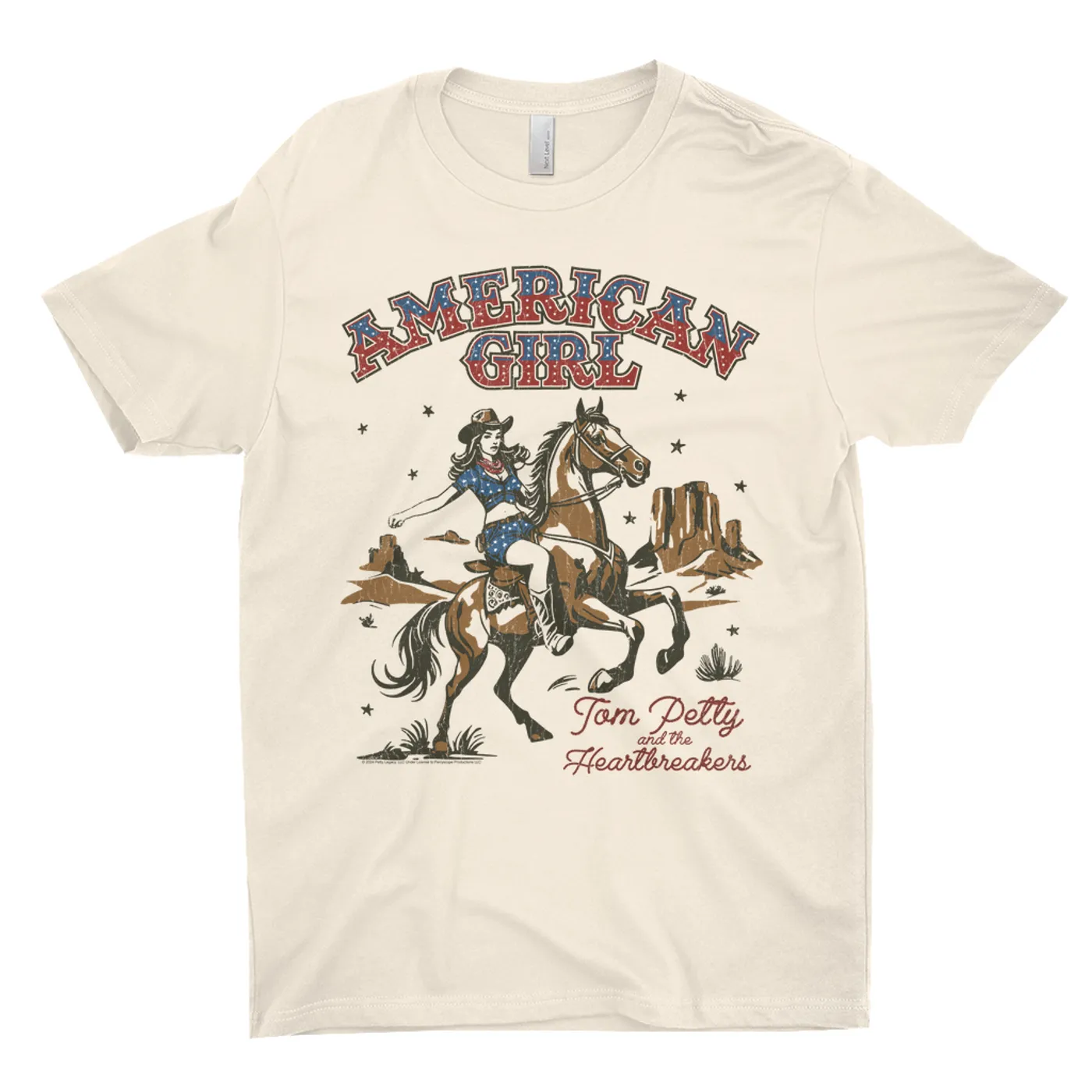 Tom Petty and the Heartbreakers T-Shirt | American Girl Retro (Merchbar Exclusive) Tom Petty Shirt