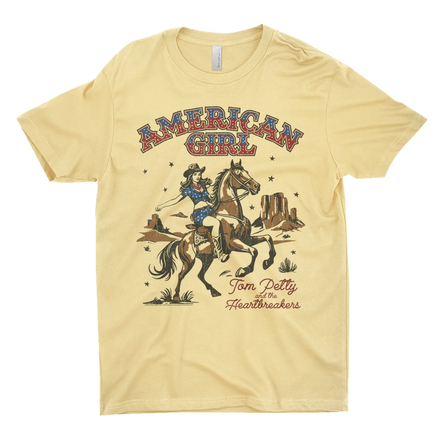 Tom Petty and the Heartbreakers T-Shirt | American Girl Retro (Merchbar Exclusive) Tom Petty Shirt