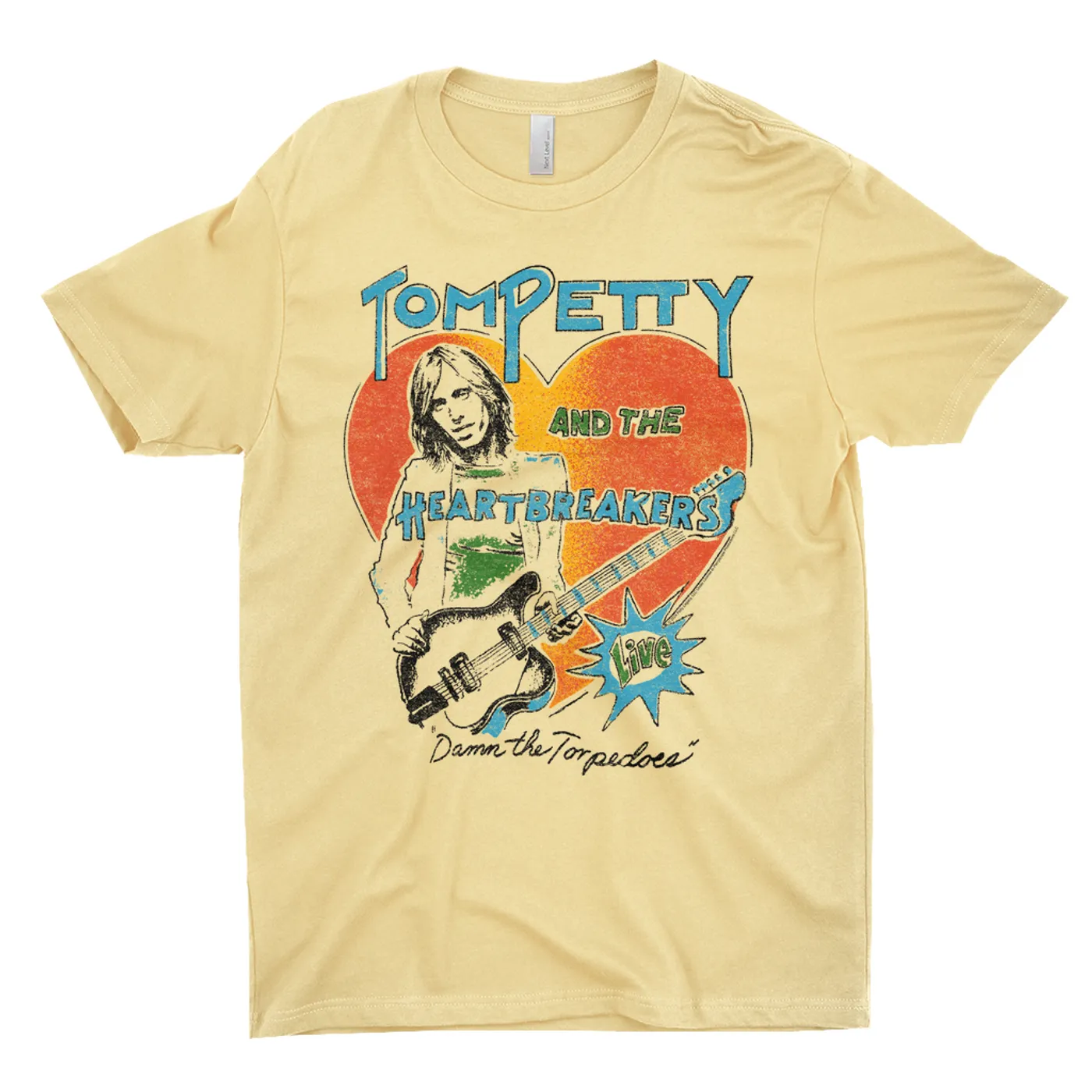 Tom Petty and the Heartbreakers T-Shirt | LIVE! Damn The Torpedoes Distressed Tom Petty Shirt