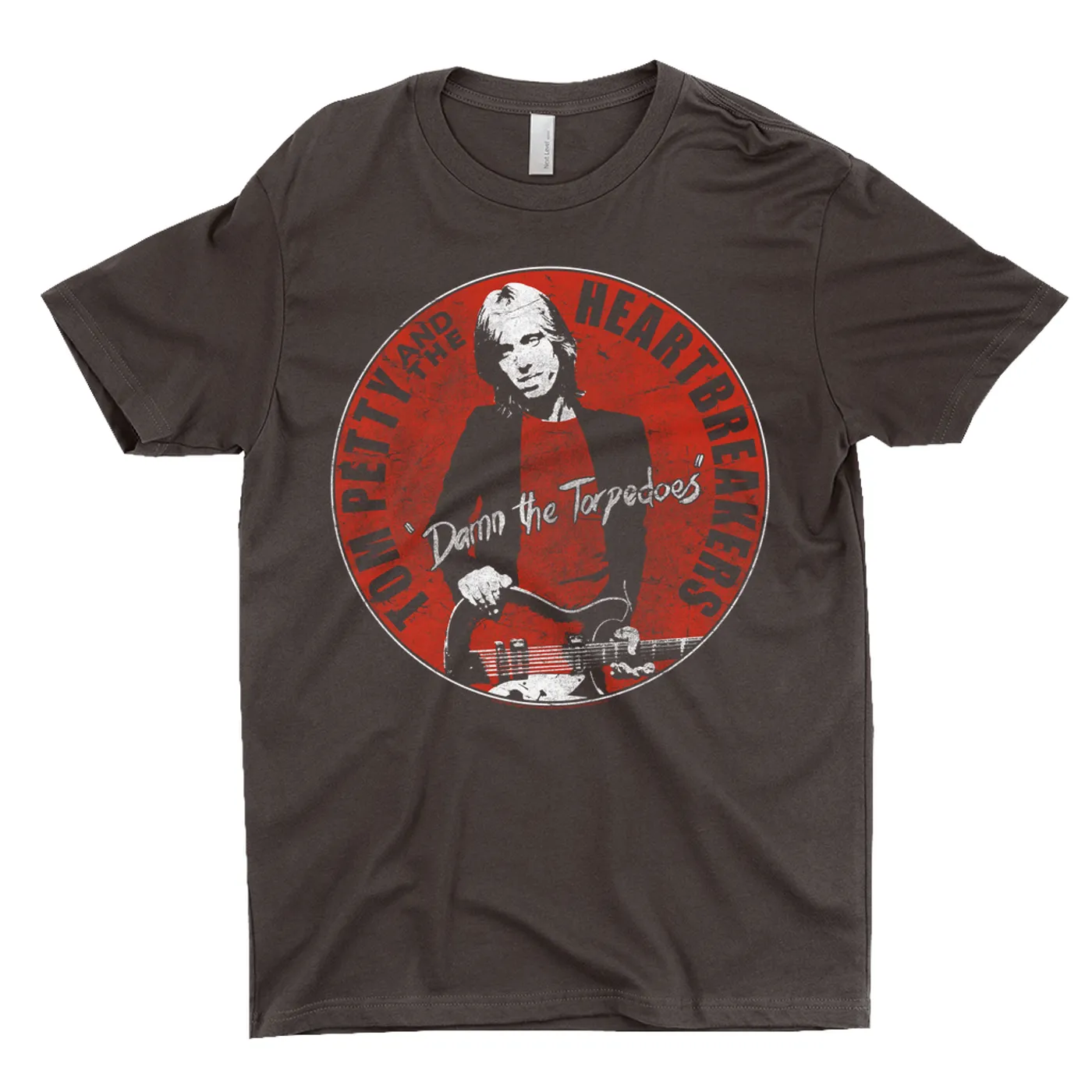 Tom Petty and the Heartbreakers T-Shirt | Damn The Torpedoes Image Distressed Tom Petty Shirt
